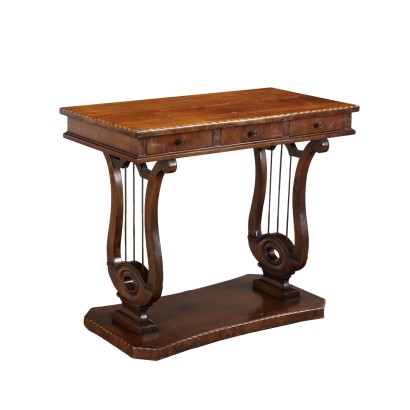 Empire Style Table Walnut Italy XX Century