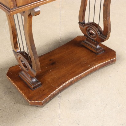 Empire Style Table Walnut Italy XX Century