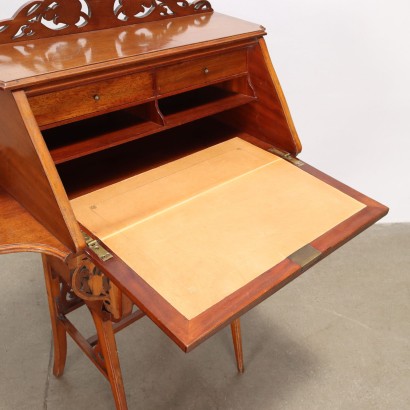 Writing Desk Art Nouveau Cherrywood France XIX-XX Century