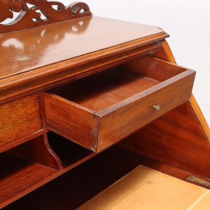 Writing Desk Art Nouveau Cherrywood France XIX-XX Century