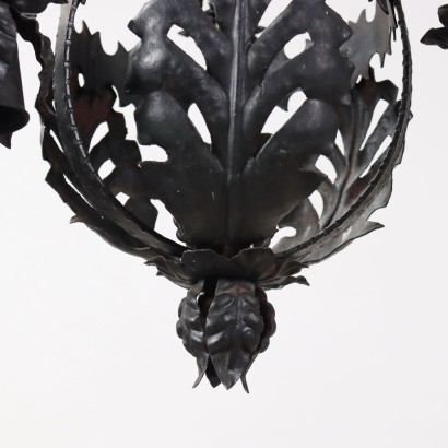 ANILLA0167355_945269 Lampadario in Ferro Battuto