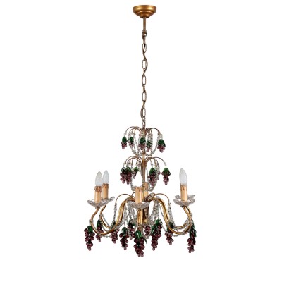 Chandelier Glass Italy XX Century