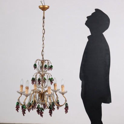 Chandelier Glass Italy XX Century