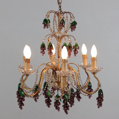 Chandelier Glass Italy XX Century