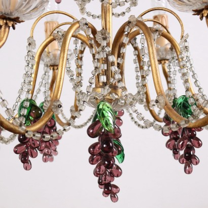 Chandelier Glass Italy XX Century