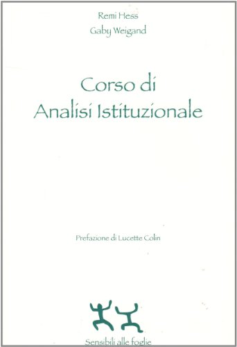 Corso di Analisi Istituzionale