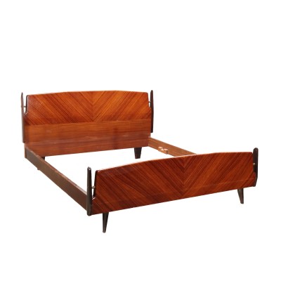 Double Bed Rosewood Italy 1950s-1960s