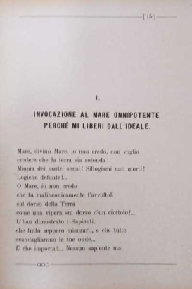 Distruzione Poema futurista. Traduzione da