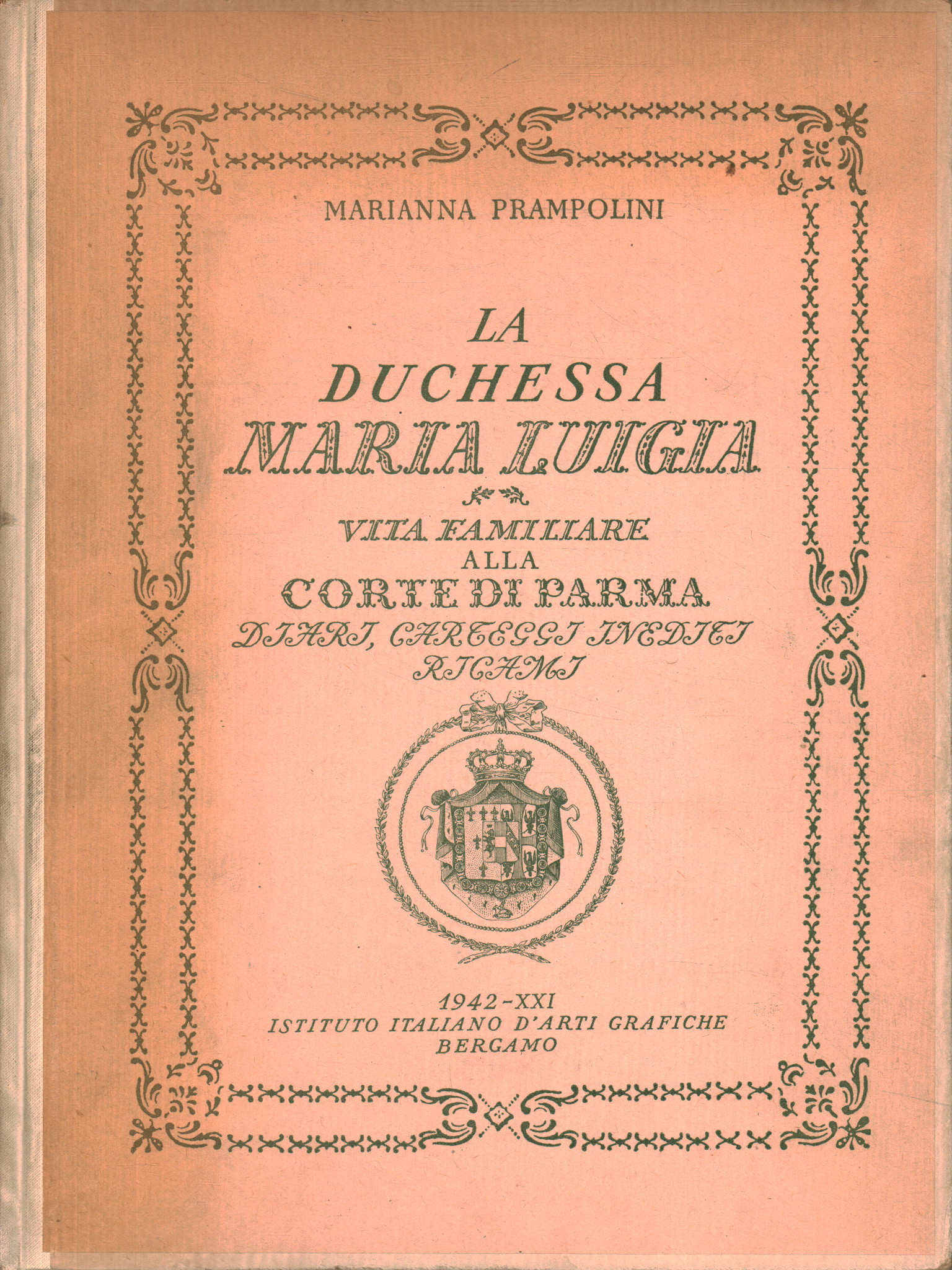 La duquesa María Luigia. Vida familiar