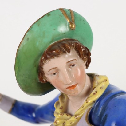 Petite Statue Porcelaine France XIX-XX Siècle