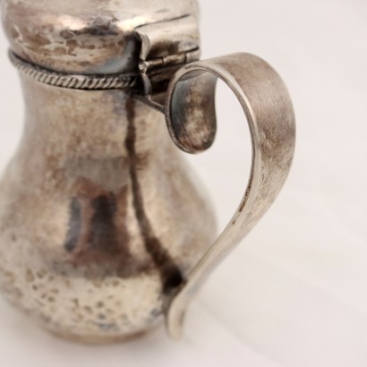 Kaffeekanne Gioielleria Passoni Silber Italien 1960er