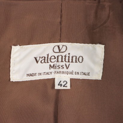 Costume Vintage Valentino Laine Taille 42 Italie Années 1980