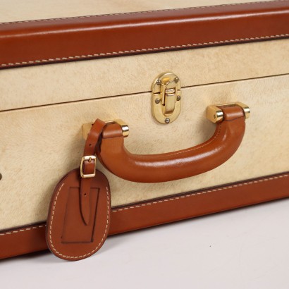 Cellerini Suitcase Leather Italy 1970s