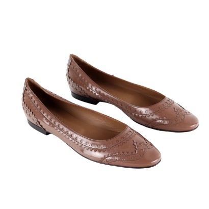 Hermès Ballerina Shoes Leather Size 7 France