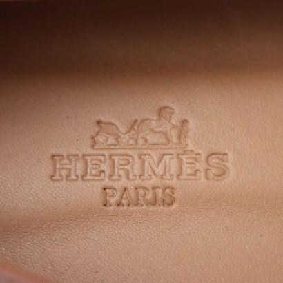 Hermès Ballerina Schuhe Leder N. 41 Frankreich XX Jhd