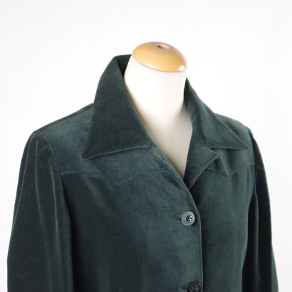 Traje Vintage Terciopelo Verde