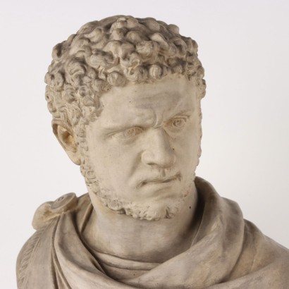 Busto di Caracalla in Terracotta Manifat
