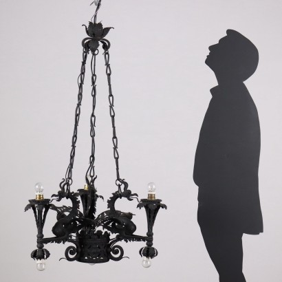 ANILLA0167413_947768 Candelabro de hierro forjado