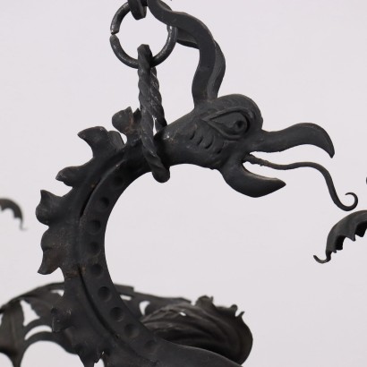ANILLA0167413_947772 Candelabro de hierro forjado