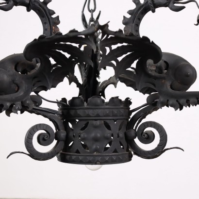 ANILLA0167413_947775 Candelabro de hierro forjado