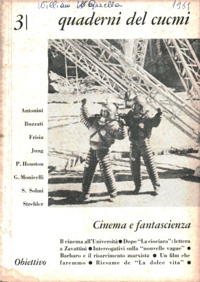 Quaderni del cucmi (1961-n.3) Cinema e fantascienza