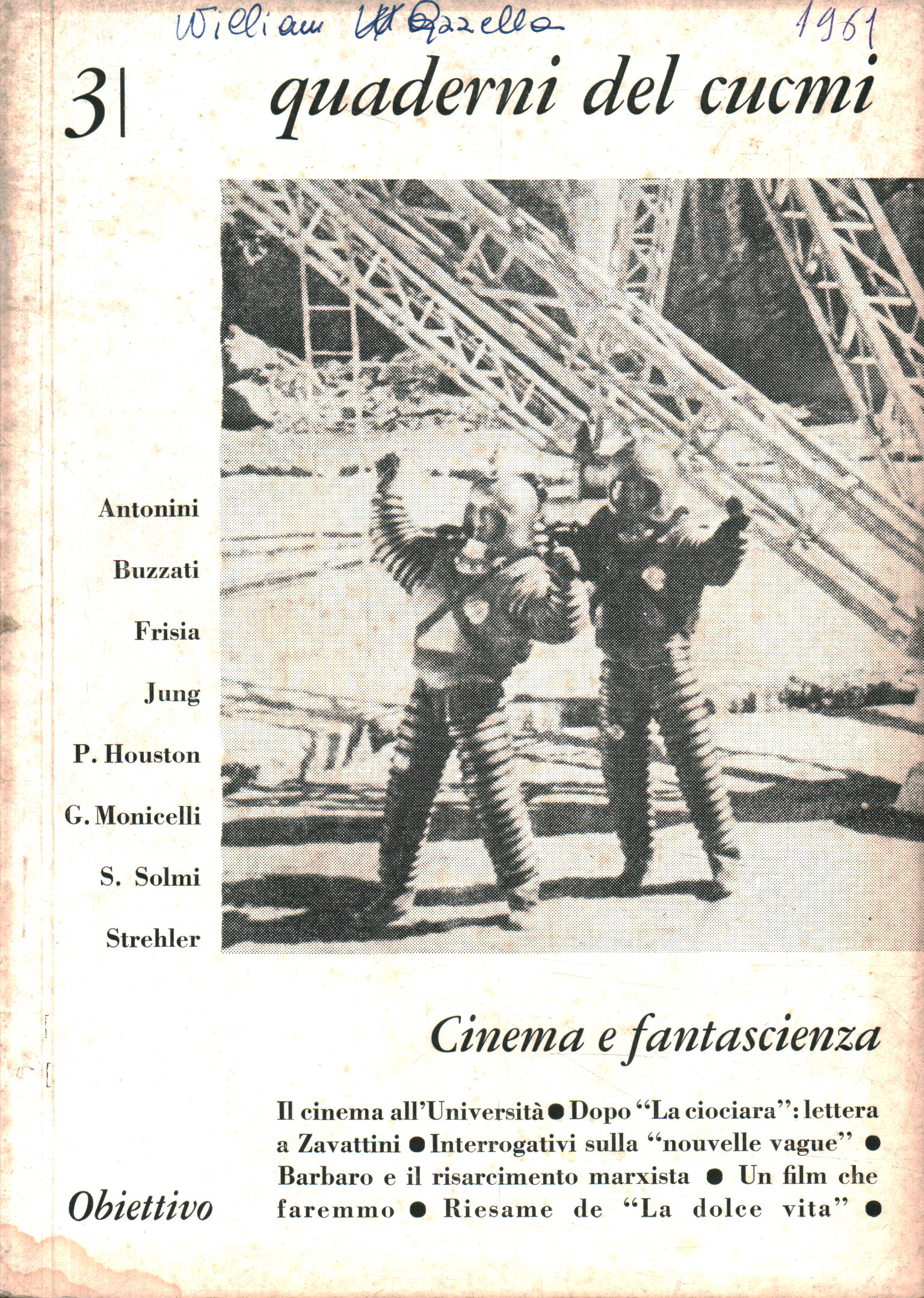 Quaderni del cucmi (1961-n.3) Kino und % 2