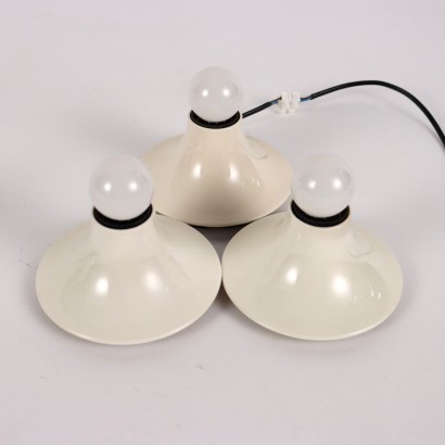 Artemide Teti Groupe de Lampes Plastique Italie Années 1970