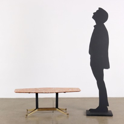 Table Basse Métal Italie Années 1960