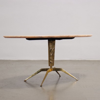 Table Basse Laiton Italie Années 1950