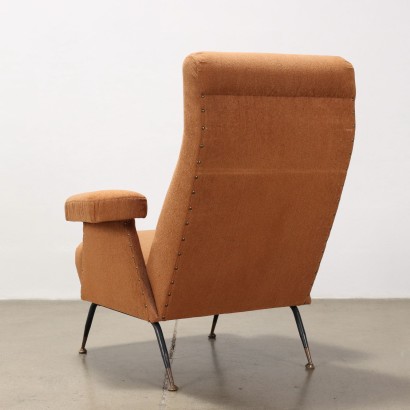 Fauteuil Tissu Italie Années 1950-1960