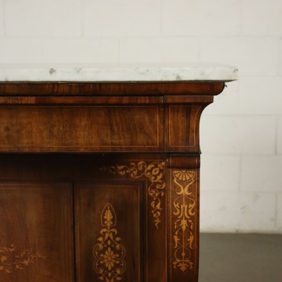 Console Charles X Walnut Italy XIX Century