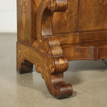 Console Charles X Walnut Italy XIX Century