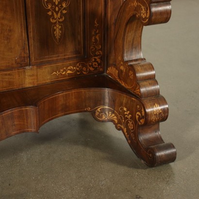 Console Charles X Walnut Italy XIX Century