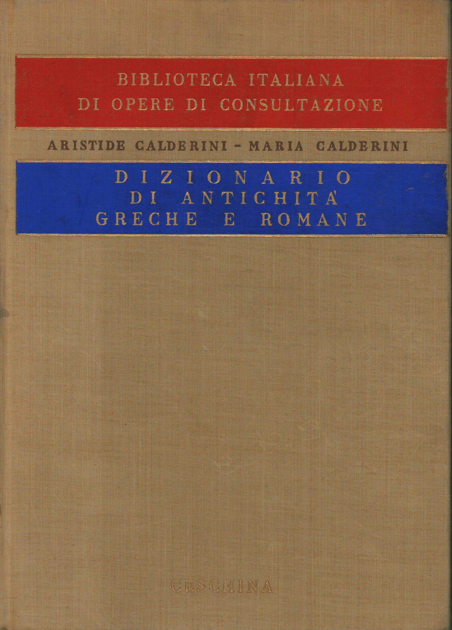 Wörterbuch der griechischen und römischen Altertümer