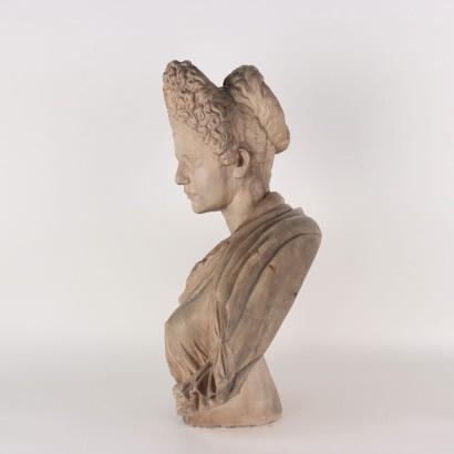 arte, arte italiana, pittura antica italiana,Busto Femminile in Terracotta