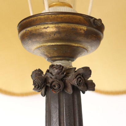 Lampe Art Nouveau Terrecuite Italie XIX-XX Siècle