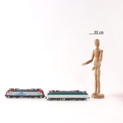 Pair of Locomotives A.C.M.E. 60050-60211Metal Italy XX Century