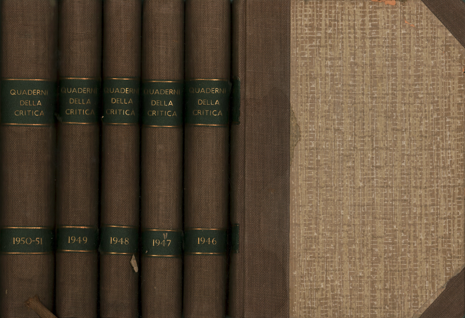 Quaderni della critica 1945-1951 (6 Volu