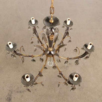 Chandelier Restoration Glass Italy XX Century