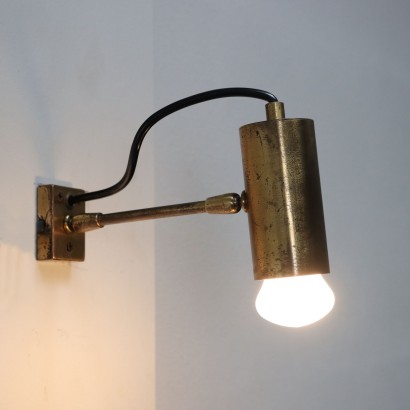 Wall Lamp Brass Italy 1950s