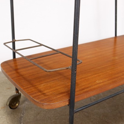 Service Trolley Mahogany Italy 1960s