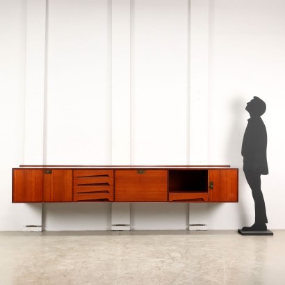 Dassi Sideboard Teak Italien 1960er