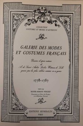 Galerie des modes et costumes franç