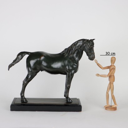 Horse Bronze Italy XX Century