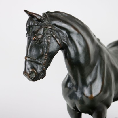Horse Bronze Italy XX Century