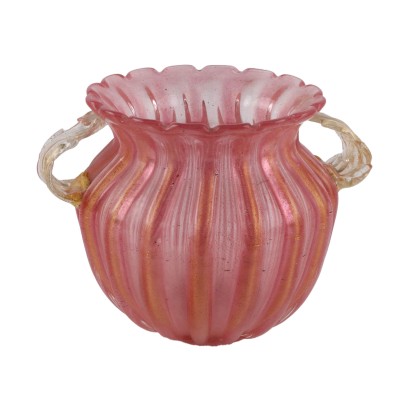 Vase Glas Italien 1930-1940er