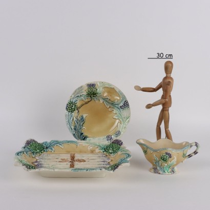 Servizio da Tavola in Ceramica Barbotine