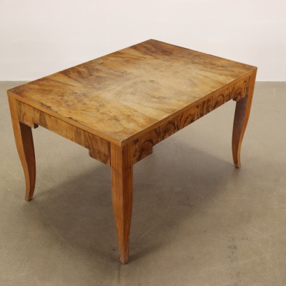 Table Art Decò Walnut Italy 1920s-1930s