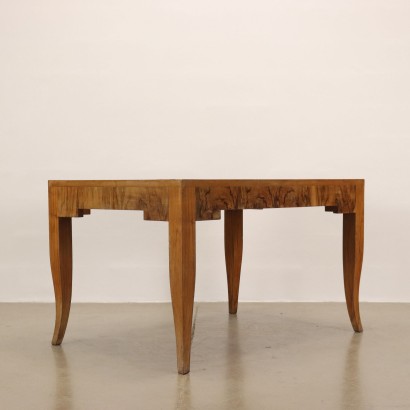 Table Art Decò Walnut Italy 1920s-1930s