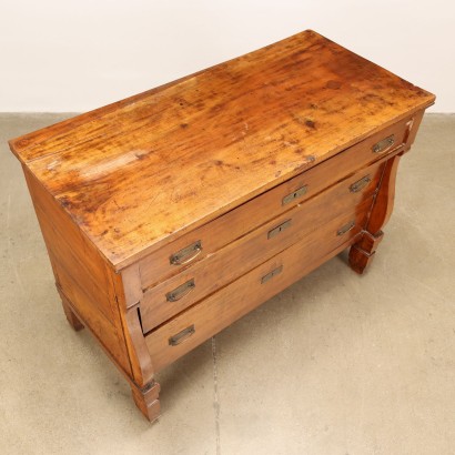 Chest of Drawers Restoration Walnut Italy XIX Century